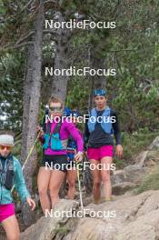 14.10.2023, Font-Romeu, France (FRA): Eve Ondine Duchaufour (FRA) - Cross-Country training, Font-Romeu (FRA). www.nordicfocus.com. © Authamayou/NordicFocus. Every downloaded picture is fee-liable.