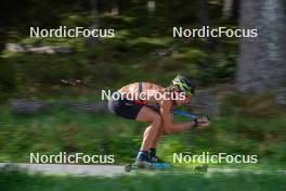 17.09.2023, Font-Romeu, France (FRA): Clément Parisse (FRA) - Cross-Country training, Font-Romeu (FRA). www.nordicfocus.com. © Authamayou/NordicFocus. Every downloaded picture is fee-liable.