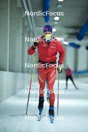 27.09.2023, Oberhof, Germany (GER): Antonin Savary (SUI) - Cross-Country training, Oberhof (GER). www.nordicfocus.com. © Reichert/NordicFocus. Every downloaded picture is fee-liable.