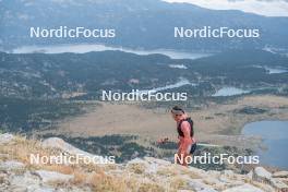 14.10.2023, Font-Romeu, France (FRA): Julie Pierrel (FRA) - Cross-Country training, Font-Romeu (FRA). www.nordicfocus.com. © Authamayou/NordicFocus. Every downloaded picture is fee-liable.