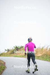 18.10.2023, Font-Romeu, France (FRA): Flora Dolci (FRA) - Cross-Country training, Font-Romeu (FRA). www.nordicfocus.com. © Authamayou/NordicFocus. Every downloaded picture is fee-liable.