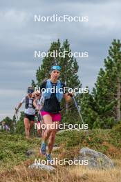 14.10.2023, Font-Romeu, France (FRA): Eve Ondine Duchaufour (FRA) - Cross-Country training, Font-Romeu (FRA). www.nordicfocus.com. © Authamayou/NordicFocus. Every downloaded picture is fee-liable.