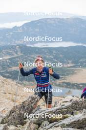 14.10.2023, Font-Romeu, France (FRA): Liv Coupat (FRA) - Cross-Country training, Font-Romeu (FRA). www.nordicfocus.com. © Authamayou/NordicFocus. Every downloaded picture is fee-liable.