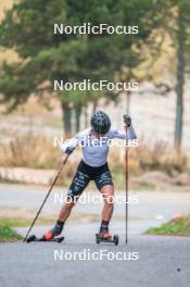 18.10.2023, Font-Romeu, France (FRA): Juliette Ducordeau (FRA) - Cross-Country training, Font-Romeu (FRA). www.nordicfocus.com. © Authamayou/NordicFocus. Every downloaded picture is fee-liable.