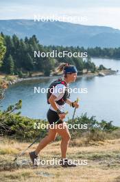 14.10.2023, Font-Romeu, France (FRA): Flora Dolci (FRA) - Cross-Country training, Font-Romeu (FRA). www.nordicfocus.com. © Authamayou/NordicFocus. Every downloaded picture is fee-liable.