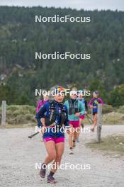 14.10.2023, Font-Romeu, France (FRA): Juliette Ducordeau (FRA) - Cross-Country training, Font-Romeu (FRA). www.nordicfocus.com. © Authamayou/NordicFocus. Every downloaded picture is fee-liable.