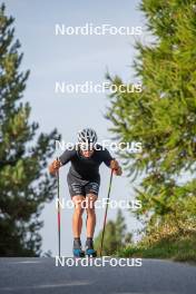 17.09.2023, Font-Romeu, France (FRA): Théo Schely (FRA) - Cross-Country training, Font-Romeu (FRA). www.nordicfocus.com. © Authamayou/NordicFocus. Every downloaded picture is fee-liable.