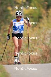 20.10.2023, Ramsau am Dachstein, Austria (AUT): Magdalena Scherz (AUT) - Cross-Country summer training, Ramsau am Dachstein (AUT). www.nordicfocus.com. © Manzoni/NordicFocus. Every downloaded picture is fee-liable.