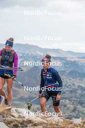 14.10.2023, Font-Romeu, France (FRA): Liv Coupat (FRA) - Cross-Country training, Font-Romeu (FRA). www.nordicfocus.com. © Authamayou/NordicFocus. Every downloaded picture is fee-liable.