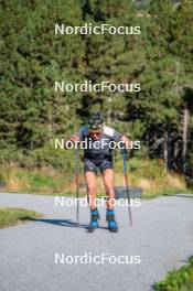 23.09.2023, Font-Romeu, France (FRA): Clément Parisse (FRA) - Cross-Country training, Font-Romeu (FRA). www.nordicfocus.com. © Authamayou/NordicFocus. Every downloaded picture is fee-liable.