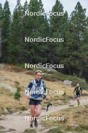 14.10.2023, Font-Romeu, France (FRA): Delphine Claudel (FRA) - Cross-Country training, Font-Romeu (FRA). www.nordicfocus.com. © Authamayou/NordicFocus. Every downloaded picture is fee-liable.