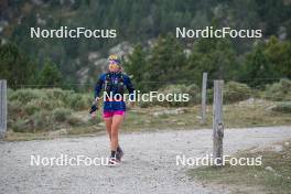 14.10.2023, Font-Romeu, France (FRA): Juliette Ducordeau (FRA) - Cross-Country training, Font-Romeu (FRA). www.nordicfocus.com. © Authamayou/NordicFocus. Every downloaded picture is fee-liable.