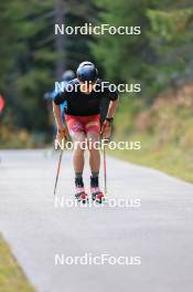 19.10.2023, Ramsau am Dachstein, Austria (AUT): Mika Vermeulen (AUT) - Cross-Country summer training, Ramsau am Dachstein (AUT). www.nordicfocus.com. © Manzoni/NordicFocus. Every downloaded picture is fee-liable.