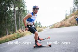 20.10.2023, Ramsau am Dachstein, Austria (AUT): Lauri Lepistoe (FIN) - Cross-Country summer training, Ramsau am Dachstein (AUT). www.nordicfocus.com. © Manzoni/NordicFocus. Every downloaded picture is fee-liable.