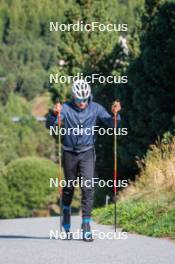 23.09.2023, Font-Romeu, France (FRA): Théo Schely (FRA) - Cross-Country training, Font-Romeu (FRA). www.nordicfocus.com. © Authamayou/NordicFocus. Every downloaded picture is fee-liable.