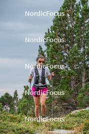 14.10.2023, Font-Romeu, France (FRA): Léna Quintin (FRA) - Cross-Country training, Font-Romeu (FRA). www.nordicfocus.com. © Authamayou/NordicFocus. Every downloaded picture is fee-liable.