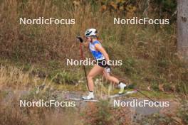 20.10.2023, Ramsau am Dachstein, Austria (AUT): Magdalena Scherz (AUT) - Cross-Country summer training, Ramsau am Dachstein (AUT). www.nordicfocus.com. © Manzoni/NordicFocus. Every downloaded picture is fee-liable.