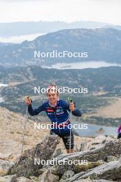 14.10.2023, Font-Romeu, France (FRA): Liv Coupat (FRA) - Cross-Country training, Font-Romeu (FRA). www.nordicfocus.com. © Authamayou/NordicFocus. Every downloaded picture is fee-liable.