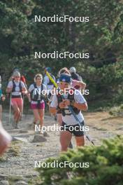 14.10.2023, Font-Romeu, France (FRA): Flora Dolci (FRA) - Cross-Country training, Font-Romeu (FRA). www.nordicfocus.com. © Authamayou/NordicFocus. Every downloaded picture is fee-liable.