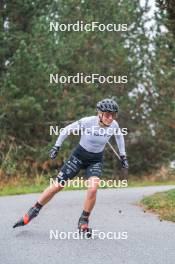 18.10.2023, Font-Romeu, France (FRA): Juliette Ducordeau (FRA) - Cross-Country training, Font-Romeu (FRA). www.nordicfocus.com. © Authamayou/NordicFocus. Every downloaded picture is fee-liable.