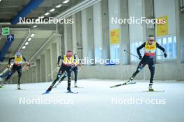 29.09.2023, Oberhof, Germany (GER): Sofie Krehl (GER), Elias Keck (GER), (l-r) - Cross-Country, race, ZLK, Oberhof (GER). www.nordicfocus.com. © Reichert/NordicFocus. Every downloaded picture is fee-liable.