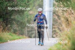 18.10.2023, Font-Romeu, France (FRA): Mélissa Gal (FRA) - Cross-Country training, Font-Romeu (FRA). www.nordicfocus.com. © Authamayou/NordicFocus. Every downloaded picture is fee-liable.