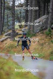 18.10.2023, Font-Romeu, France (FRA): Juliette Ducordeau (FRA) - Cross-Country training, Font-Romeu (FRA). www.nordicfocus.com. © Authamayou/NordicFocus. Every downloaded picture is fee-liable.