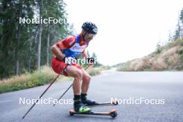 20.10.2023, Ramsau am Dachstein, Austria (AUT): Benjamin Moser (AUT) - Cross-Country summer training, Ramsau am Dachstein (AUT). www.nordicfocus.com. © Manzoni/NordicFocus. Every downloaded picture is fee-liable.