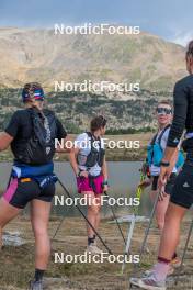 14.10.2023, Font-Romeu, France (FRA): Léna Quintin (FRA) - Cross-Country training, Font-Romeu (FRA). www.nordicfocus.com. © Authamayou/NordicFocus. Every downloaded picture is fee-liable.