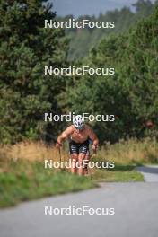 17.09.2023, Font-Romeu, France (FRA): Théo Schely (FRA) - Cross-Country training, Font-Romeu (FRA). www.nordicfocus.com. © Authamayou/NordicFocus. Every downloaded picture is fee-liable.