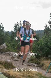 14.10.2023, Font-Romeu, France (FRA): Mélissa Gal (FRA) - Cross-Country training, Font-Romeu (FRA). www.nordicfocus.com. © Authamayou/NordicFocus. Every downloaded picture is fee-liable.