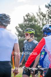 23.09.2023, Font-Romeu, France (FRA): Clément Parisse (FRA) - Cross-Country training, Font-Romeu (FRA). www.nordicfocus.com. © Authamayou/NordicFocus. Every downloaded picture is fee-liable.