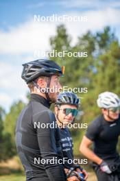 23.09.2023, Font-Romeu, France (FRA): Julien Arnaud (FRA) - Cross-Country training, Font-Romeu (FRA). www.nordicfocus.com. © Authamayou/NordicFocus. Every downloaded picture is fee-liable.