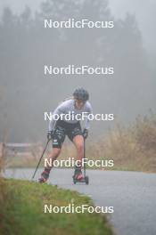 18.10.2023, Font-Romeu, France (FRA): Juliette Ducordeau (FRA) - Cross-Country training, Font-Romeu (FRA). www.nordicfocus.com. © Authamayou/NordicFocus. Every downloaded picture is fee-liable.