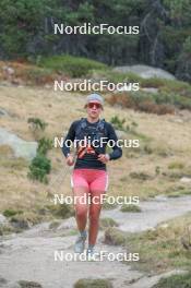 14.10.2023, Font-Romeu, France (FRA): Julie Pierrel (FRA) - Cross-Country training, Font-Romeu (FRA). www.nordicfocus.com. © Authamayou/NordicFocus. Every downloaded picture is fee-liable.