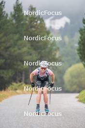 18.10.2023, Font-Romeu, France (FRA): Mélissa Gal (FRA) - Cross-Country training, Font-Romeu (FRA). www.nordicfocus.com. © Authamayou/NordicFocus. Every downloaded picture is fee-liable.