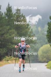 18.10.2023, Font-Romeu, France (FRA): Mélissa Gal (FRA) - Cross-Country training, Font-Romeu (FRA). www.nordicfocus.com. © Authamayou/NordicFocus. Every downloaded picture is fee-liable.