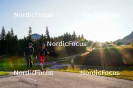 24.09.2023, Lavaze, Italy (ITA): Benjamin Moser (AUT) - Cross-Country summer training, Lavaze (ITA). www.nordicfocus.com. © Barbieri/NordicFocus. Every downloaded picture is fee-liable.