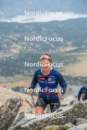 14.10.2023, Font-Romeu, France (FRA): Liv Coupat (FRA) - Cross-Country training, Font-Romeu (FRA). www.nordicfocus.com. © Authamayou/NordicFocus. Every downloaded picture is fee-liable.