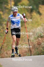 20.10.2023, Ramsau am Dachstein, Austria (AUT): Kilian Kehrer (AUT) - Cross-Country summer training, Ramsau am Dachstein (AUT). www.nordicfocus.com. © Manzoni/NordicFocus. Every downloaded picture is fee-liable.