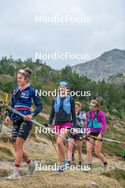 14.10.2023, Font-Romeu, France (FRA): Eve Ondine Duchaufour (FRA) - Cross-Country training, Font-Romeu (FRA). www.nordicfocus.com. © Authamayou/NordicFocus. Every downloaded picture is fee-liable.