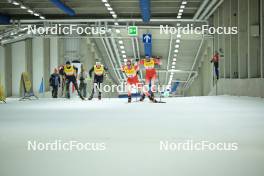 29.09.2023, Oberhof, Germany (GER): Pierrick Cottier (SUI), Ilan Pittier (SUI), (l-r) - Cross-Country, race, ZLK, Oberhof (GER). www.nordicfocus.com. © Reichert/NordicFocus. Every downloaded picture is fee-liable.