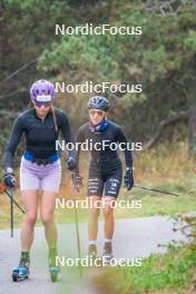 18.10.2023, Font-Romeu, France (FRA): Clémence Didierlaurent (FRA) - Cross-Country training, Font-Romeu (FRA). www.nordicfocus.com. © Authamayou/NordicFocus. Every downloaded picture is fee-liable.