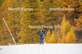 01.11.2023, Bessans, France (FRA): Julien Arnaud (FRA) - Cross-Country training, Bessans (FRA). www.nordicfocus.com. © Authamayou/NordicFocus. Every downloaded picture is fee-liable.