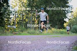 26.09.2023, Oberhof, Germany (GER): Cyril Faehndrich (SUI) - Cross-Country training, Oberhof (GER). www.nordicfocus.com. © Reichert/NordicFocus. Every downloaded picture is fee-liable.