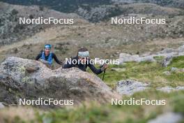 14.10.2023, Font-Romeu, France (FRA): Léna Quintin (FRA) - Cross-Country training, Font-Romeu (FRA). www.nordicfocus.com. © Authamayou/NordicFocus. Every downloaded picture is fee-liable.