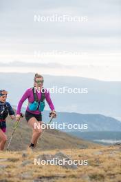 14.10.2023, Font-Romeu, France (FRA): Mélissa Gal (FRA) - Cross-Country training, Font-Romeu (FRA). www.nordicfocus.com. © Authamayou/NordicFocus. Every downloaded picture is fee-liable.