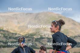 14.10.2023, Font-Romeu, France (FRA): Liv Coupat (FRA) - Cross-Country training, Font-Romeu (FRA). www.nordicfocus.com. © Authamayou/NordicFocus. Every downloaded picture is fee-liable.