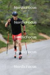 19.10.2023, Ramsau am Dachstein, Austria (AUT): Mika Vermeulen (AUT) - Cross-Country summer training, Ramsau am Dachstein (AUT). www.nordicfocus.com. © Manzoni/NordicFocus. Every downloaded picture is fee-liable.