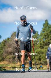 23.09.2023, Font-Romeu, France (FRA): Jules Chappaz (FRA) - Cross-Country training, Font-Romeu (FRA). www.nordicfocus.com. © Authamayou/NordicFocus. Every downloaded picture is fee-liable.